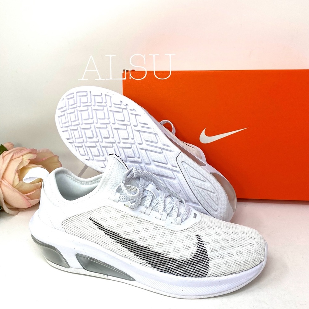 Nike Air Max Fly White Black Mtlc Silver W AUTHENT - Picture 7 of 8